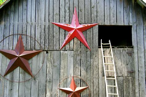 is the metal star on houses mean|stars on barns meaning.